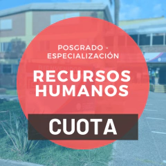 CUOTA MENSUAL ESP. Recursos Humanos (con bonificación) - comprar online