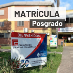 MATRICULA 2025 - POSGRADOS