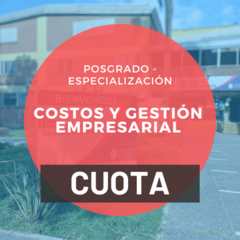 CUOTA MENSUAL ESP. EN COSTOS Y GESTIÓN EMPRESARIAL