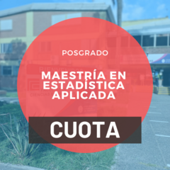 CUOTA MENSUAL MAESTRIA EN ESTADISTICA