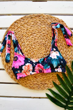 TOP ROBIN • FLORAL NEGRO - comprar online