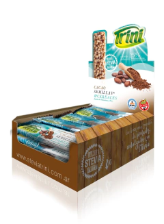 Barras de Cereal con Cacao sabor Chocolate, Semillas y Stevia x 20u