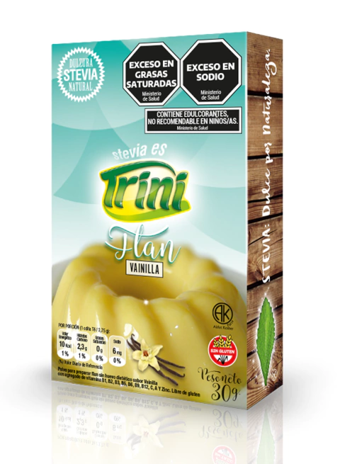 Flan sabor Vainilla con Stevia - comprar online