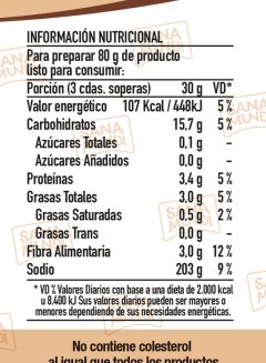 Premezcla para preparar Medallón Vegetal - TRINI SA TIENDA