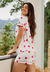 Pijama Americano Estampado Curto Verão Coração Red I PIJEST10 - loja online