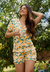 Imagem do Pijama Americano Estampado Curto Laranja Verão I PIJEST18
