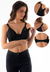 Imagem do Kit Camisola Amamentação Confort & Lux + Robe Luxury Rendado Preto | CRB1