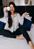 Pijama Americano Longo Cinza com Preto | T20KTQV - Levezza Pijamas
