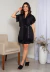 Kit Camisola Amamentação Confort & Lux + Robe Luxury Rendado Preto | CRB1 - loja online