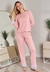 Pijama Amamentação Soft Fluffy Romance Com Renda | PAS1 - loja online