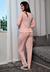 Pijama Amamentação Soft Fluffy Romance Com Renda | PAS1 - Levezza Pijamas