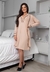 Kit Camisola + Robe Inverno Amamentação Manga Longa Avelã | CRAM na internet