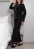 Pijama Estilo Americano Casual Inverno Manga Longa Preto I PJEAC - loja online