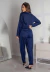 Pijama Americano Longo Azul Marinho | PBC2 na internet