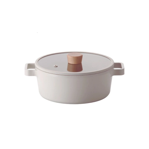 Caçarola 22cm/2,6L - Indução com Revestimento Cerâmico - FIKA - Neoflam - Cor Pérola - comprar online