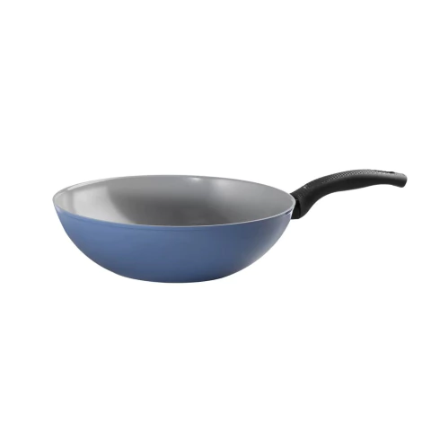 Frigideira Wok 30cm/4,5L - Indução com Revestimento Cerâmico - Reverse - Neoflam - Cor Azul