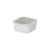 Pote Quadrado de cerâmica - Tampa de Vidro - 650ml - Neoflam - FIKA ONE - Cor Branco - comprar online