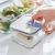 Pote de Vidro Hermético Retangular - Tampa com Alavanca - 500ml - Perfect Seal - Neoflam - comprar online