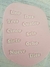 STAMP RELIEVE ACRILICO - SET de NUMEROS IMPRENTA en internet