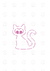 Stencil PYO Gatito 1 - comprar online