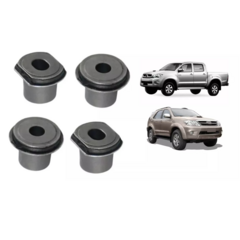 KIT 4 BUCHA CAIXA DIREÇÃO HYLUX SW4 2005 A 2015