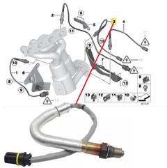 SONDA LAMBDA BMW X1 E84 2008 A 2015 - comprar online