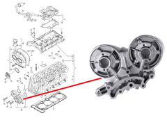 SUPORTE CAVALETE COMANDO VALVULA TIGUAN 2.0 16V TFSI TSI 2016 A 2018 - comprar online