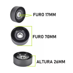 POLIA TENSOR CORREIA ALTERNADOR LIFAN X60 1.8 2013 A 2025 na internet
