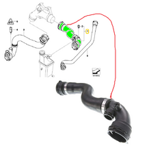MANGUEIRA SUPERIOR RADIADOR BMW X3 E83 2003 A 2008 - comprar online