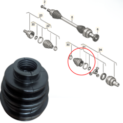 KIT COIFA HOMOCINETICA LADO CAMBIO VW GOLF 2014 A 2020 - comprar online