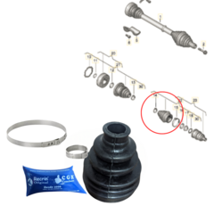 KIT COIFA HOMOCINETICA LADO RODA AUDI A3 2014 A 2020 - comprar online