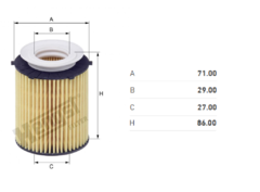 FILTRO ÓLEO MOTOR MERCEDES CLA200 1.6 16V 2014 Á 2020 - comprar online