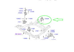 COXIM TRASEIRO MOTOR CAMBIO VERA CRUZ 3.8 V6 2007 À 2012 - FC Imports Auto Peças Nacionais e Importados