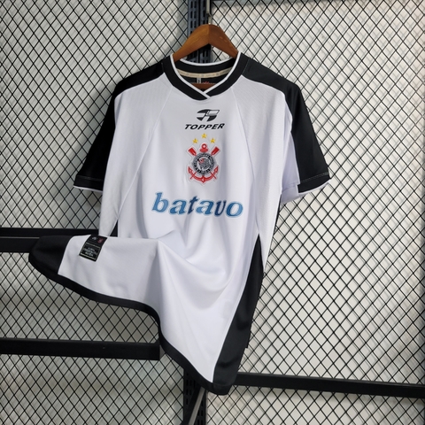 Camisa Titular Corinthians Mundial 2000 Retrô - Masculina - Torcedor - Topper