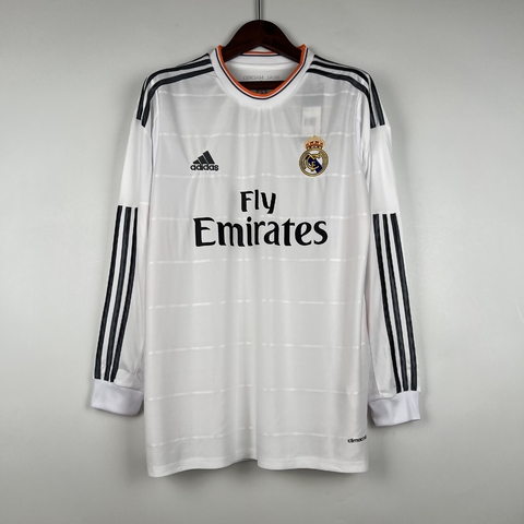 Camisa Home Real Madrid Manga Longa 2013/14 - Masculina - Torcedor - Adidas
