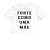 CROPPED "FORTE COMO UMA MÃE" - comprar online