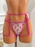 Cinta Liga Argola Coração Pink - comprar online