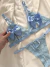 Conjunto de Renda Provence Azul Frozen