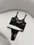 Conjunto Beijo Proibido Preto Floral - Rendere - Atacado Moda Intima
