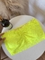 Cropped Top Faixa Amarelo Neon na internet