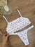 Conjunto Celine Branco Estampado na internet