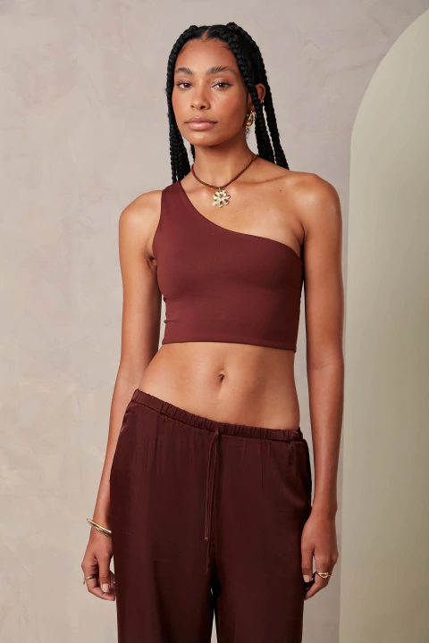 top um ombro só poliamida - comprar online