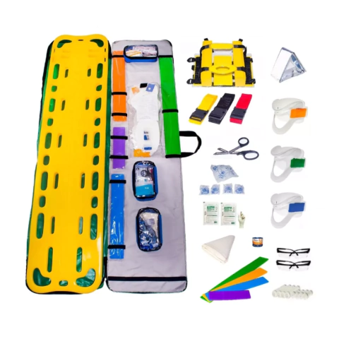 Kit Cipa Polietileno Com Imobilizador De Cabeça (33 Itens)
