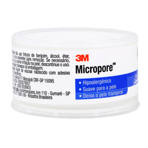 Micropore 25 mm x 10 m branco 3M