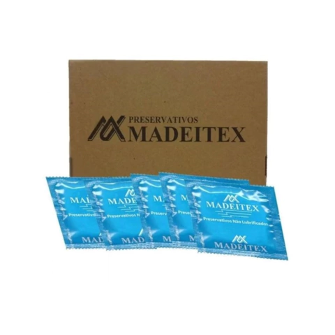 Preservativo não lubrificado com 144 unidades - Madeitex