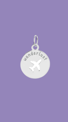 Pingente avião - wanderlust - comprar online