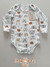 BODY MANGA LONGA - URSO COM ARCO IRIS - comprar online