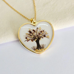 Moldura Coração com Cabelos Árvore da Vida