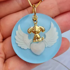 Pingente coração com asas - Malu Límoli Joias Afetivas