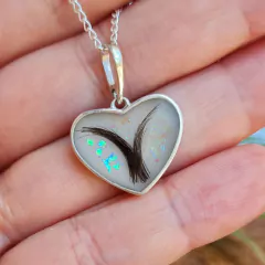 Moldura Coração Prata 925 2cm - comprar online